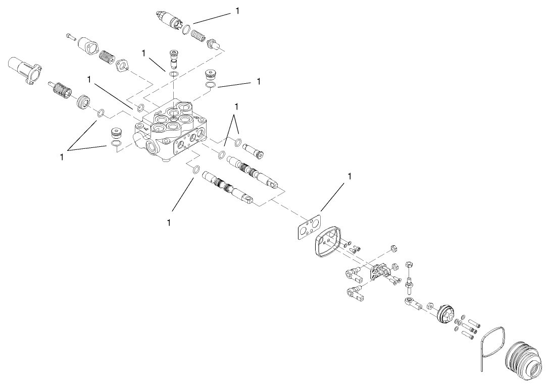 Two Spool Valve Assembly No. 95-3536