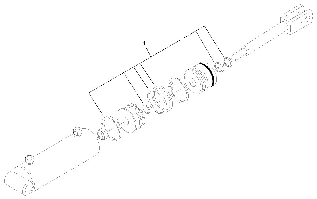 Hydraulic Cylinder Assembly No. 95-3578