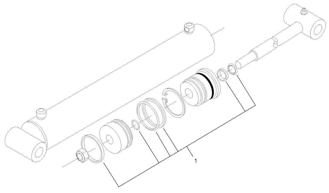 Hydraulic Cylinder Assembly No. 99-6162