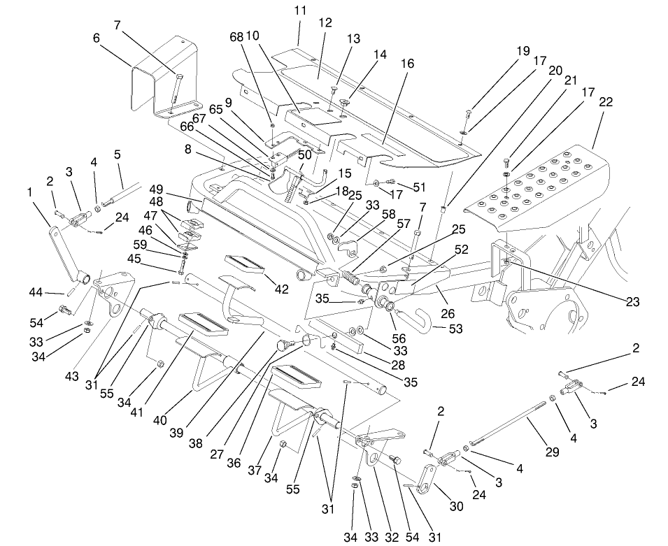 Control Pedal Assembly