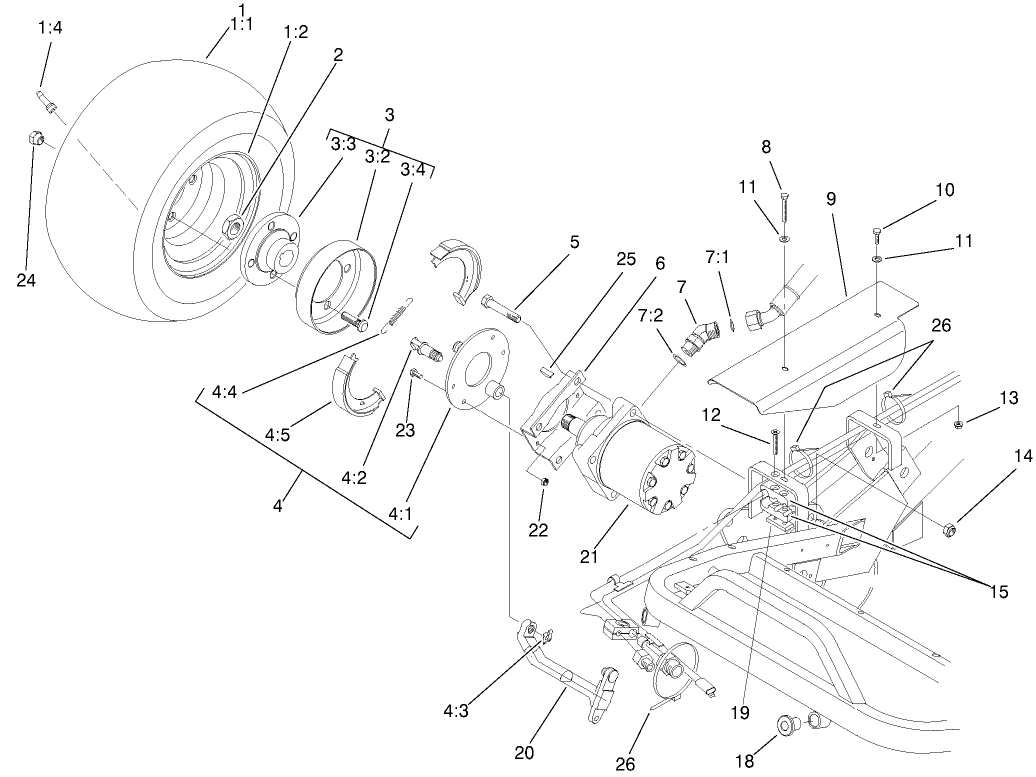 Front Wheel And Brake Assembly