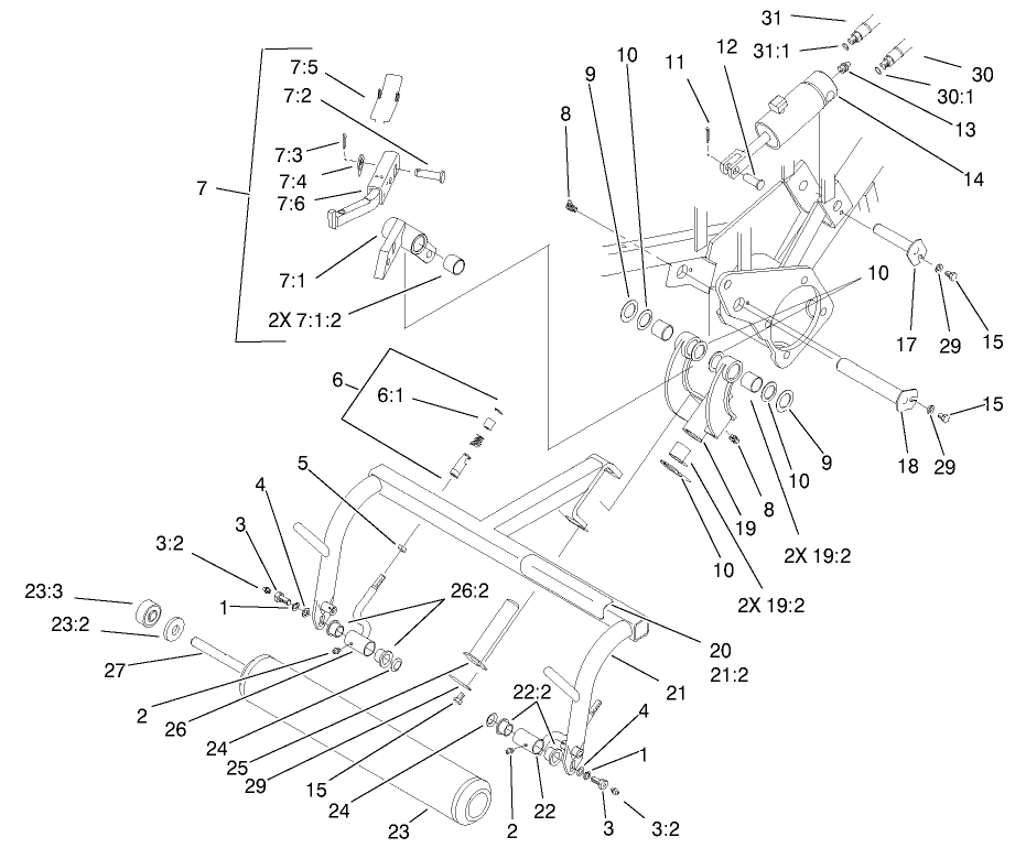 Lh Pull Frame Assembly