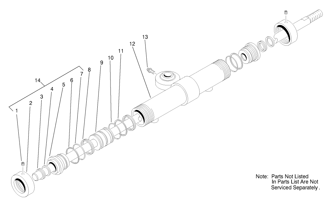 Hydraulic Cylinder Assembly No. 83-2330