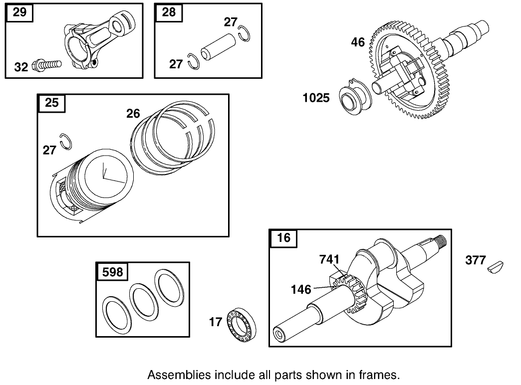 Engine Briggs & Stratton Model 350447-1259-E1