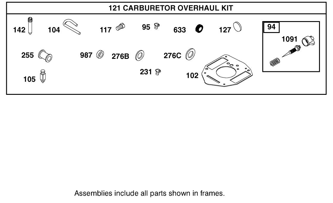 Engine Briggs & Stratton Model 350447-1259-E1