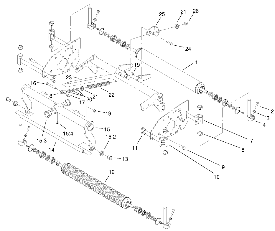 Rollers And Carrier Frame Assembly