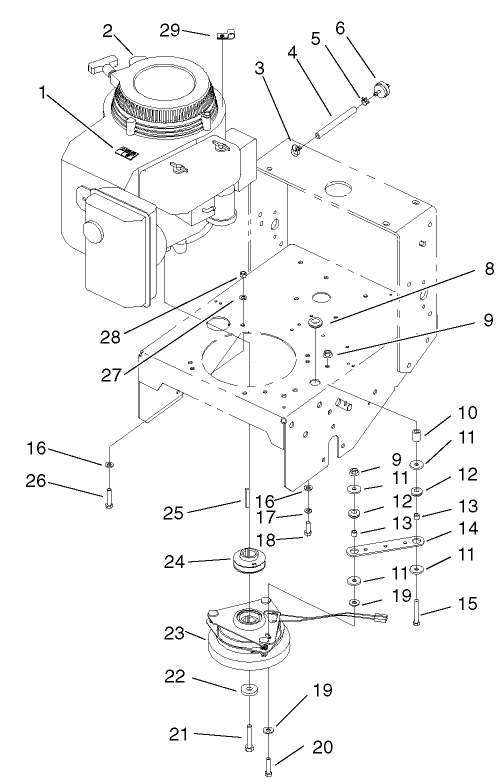 Engine, Clutch Assembly