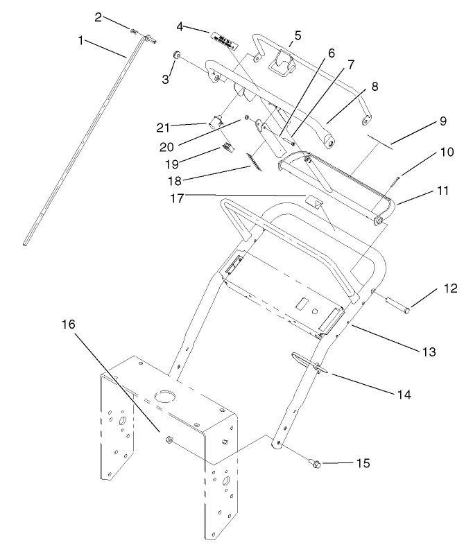 Upper Handles Assembly