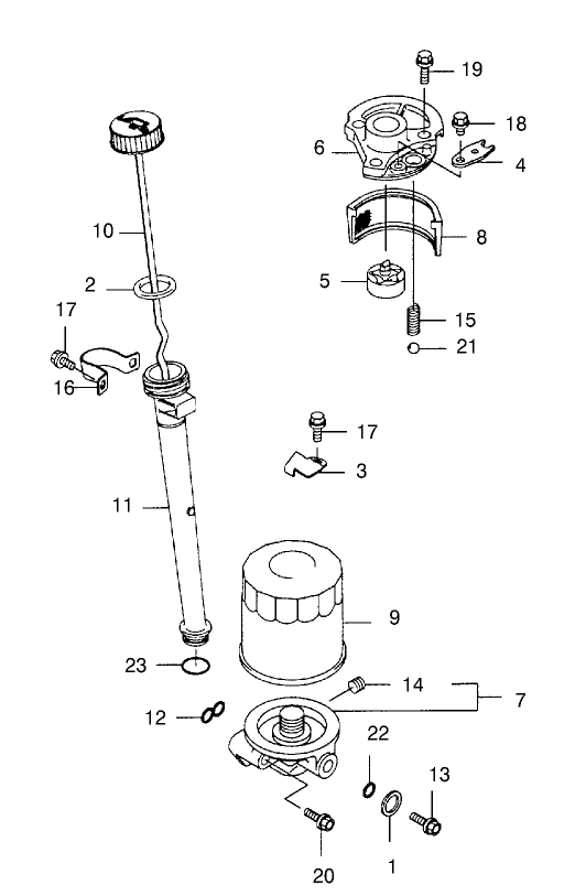 Lubrication Equipment Assembly-Kawasaki Model Fb460v-As38