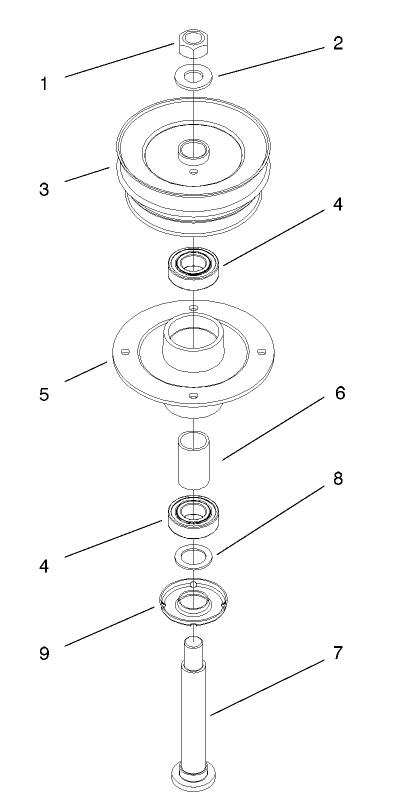 Spindle Housing Assembly No. 104-6314