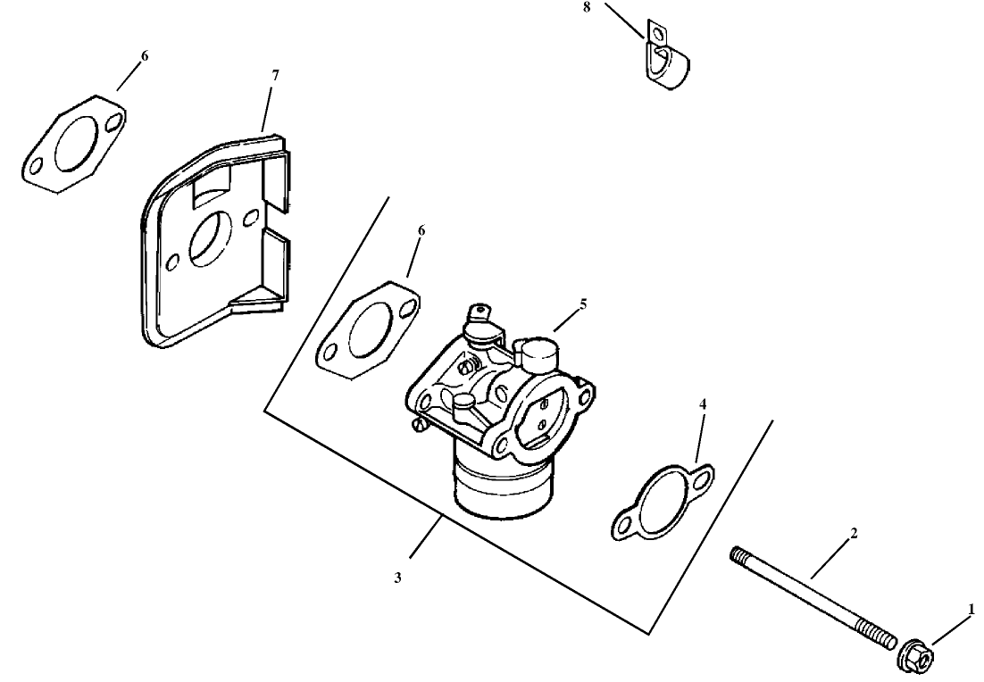 Fuel System Assembly-Kohler Model Cv15t-41604