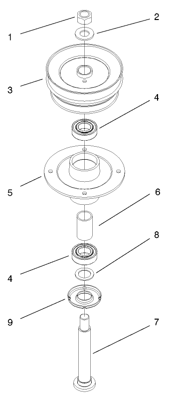 Spindle Housing Assembly No. 104-6314