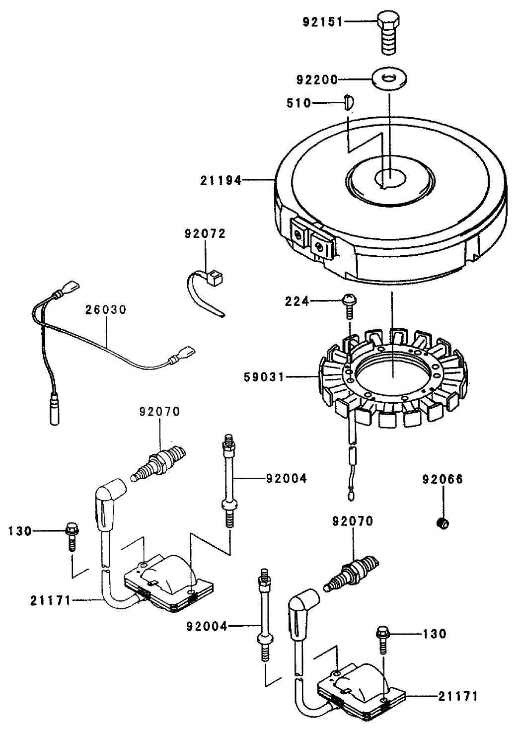 Electric-Equipment Assembly Kawasaki Fh451v-As08