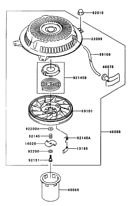 Starter-Kawasaki Fh451v-As08