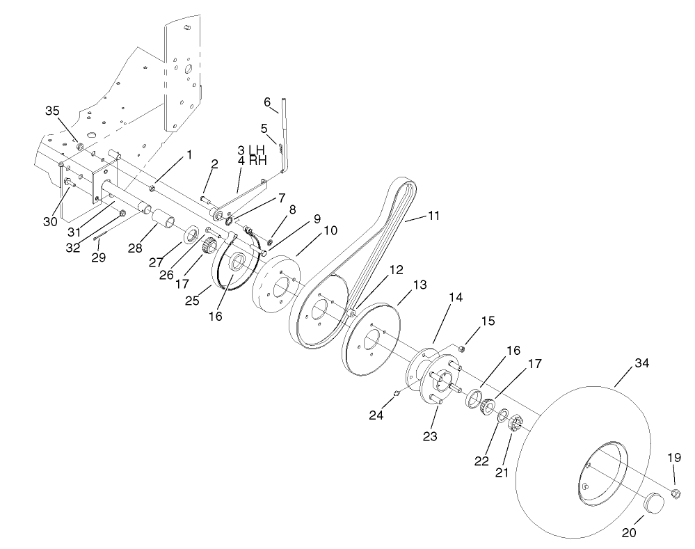 Wheel Drive And Brake System Assembly