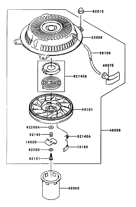 Starter Kawasaki Fh500v-As25