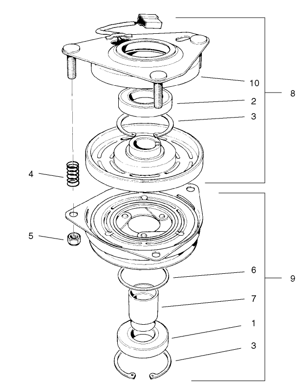 Clutch/brake Assembly No. 54-3200