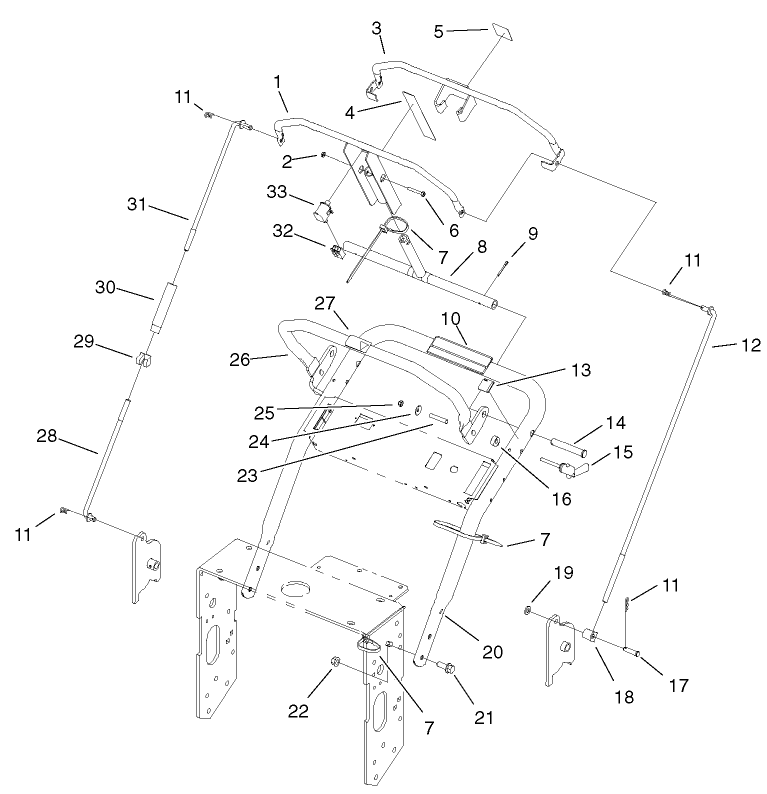 Upper Handles Assembly