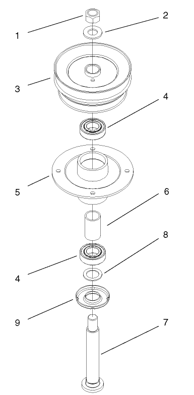 Spindle Housing Assembly No. 104-6314