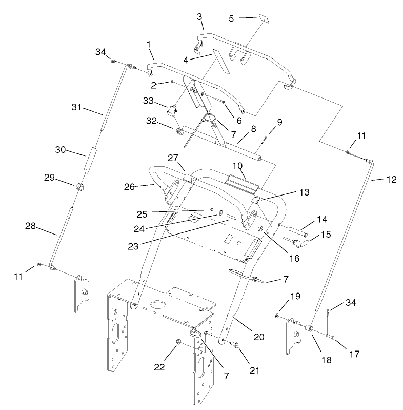 Upper Handle Assembly