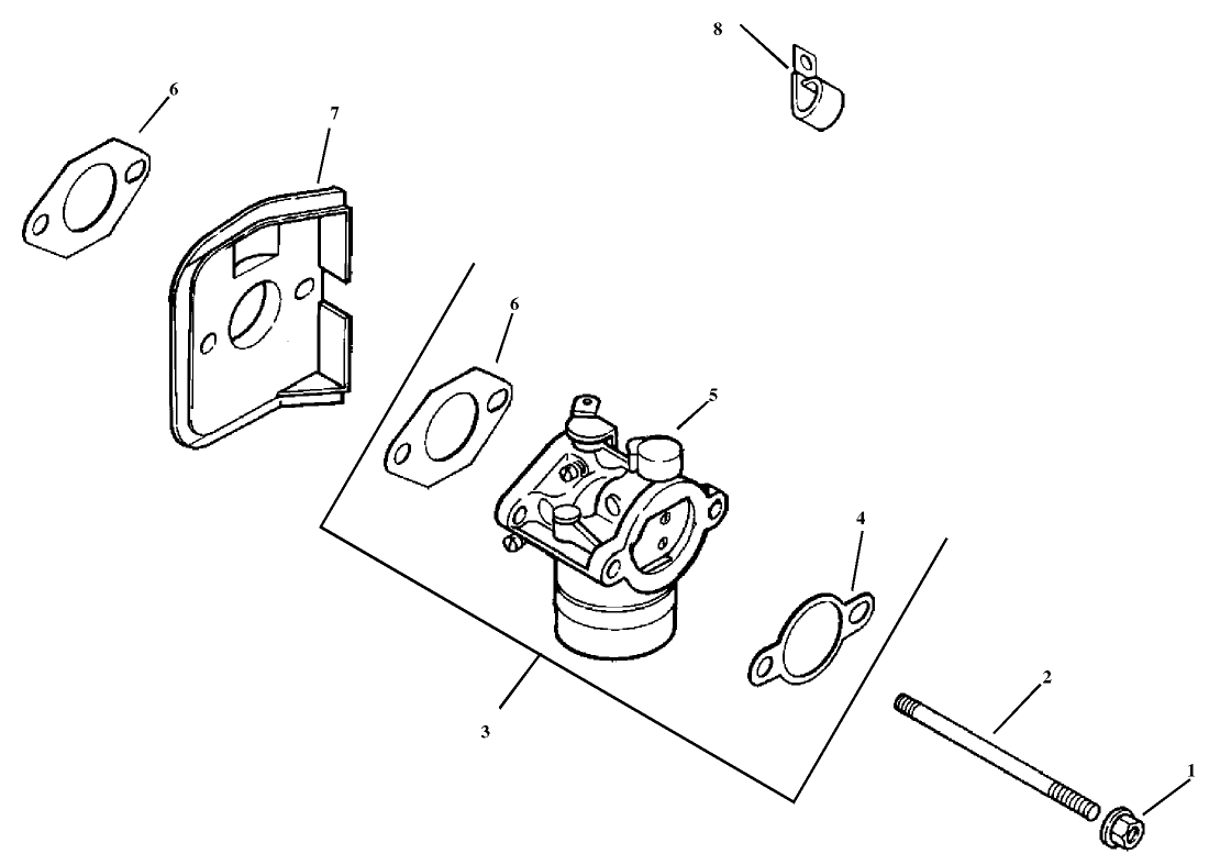 Fuel System Assembly-Kohler Model Cv15t-41604