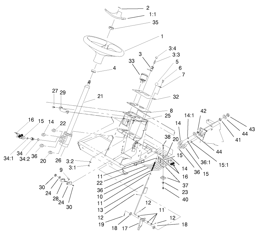 Steering Tower Assembly