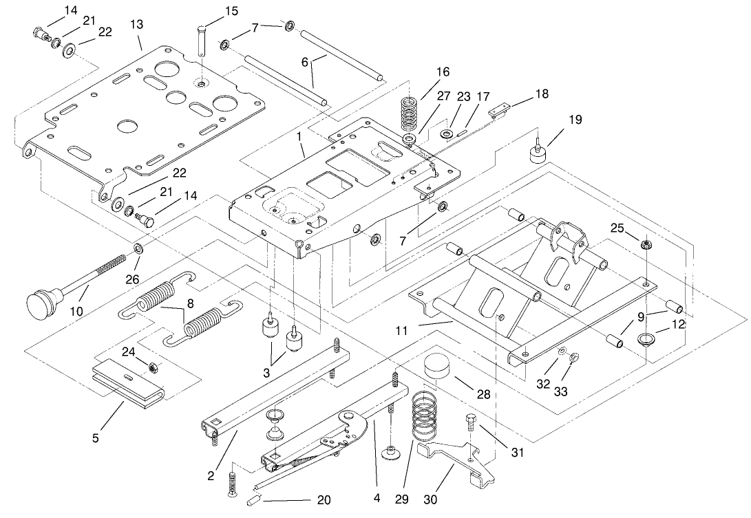 Seat Suspension Assembly No. 75-3000