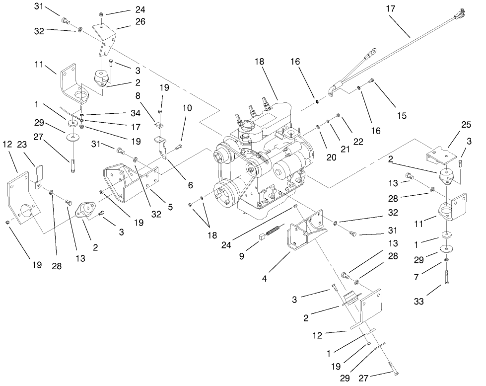 Engine Installation Assembly