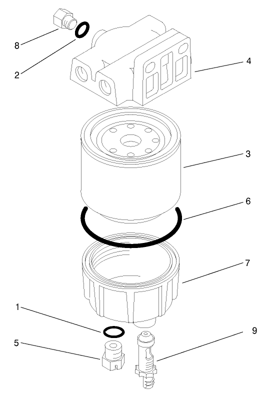 Water/fuel Separator Assembly No. 98-9305