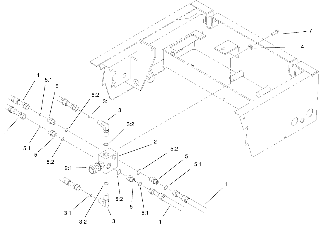 Rear Hydraulic Manifold Assembly