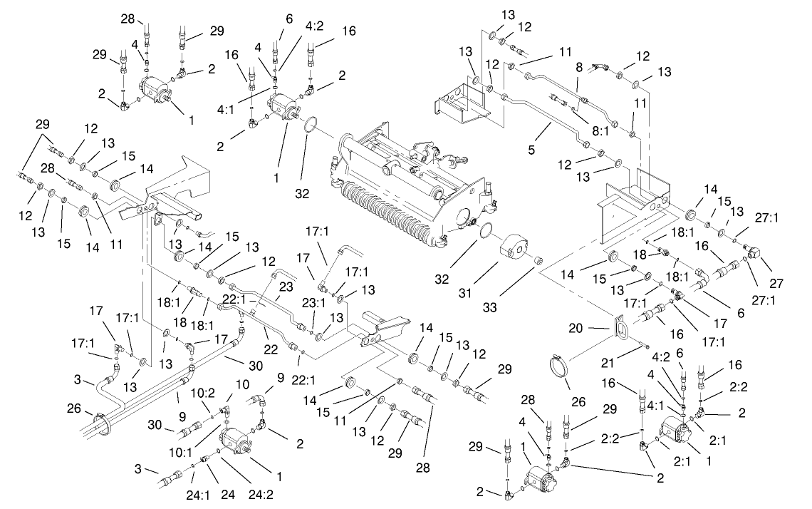 Reel Motor And Hose Assembly