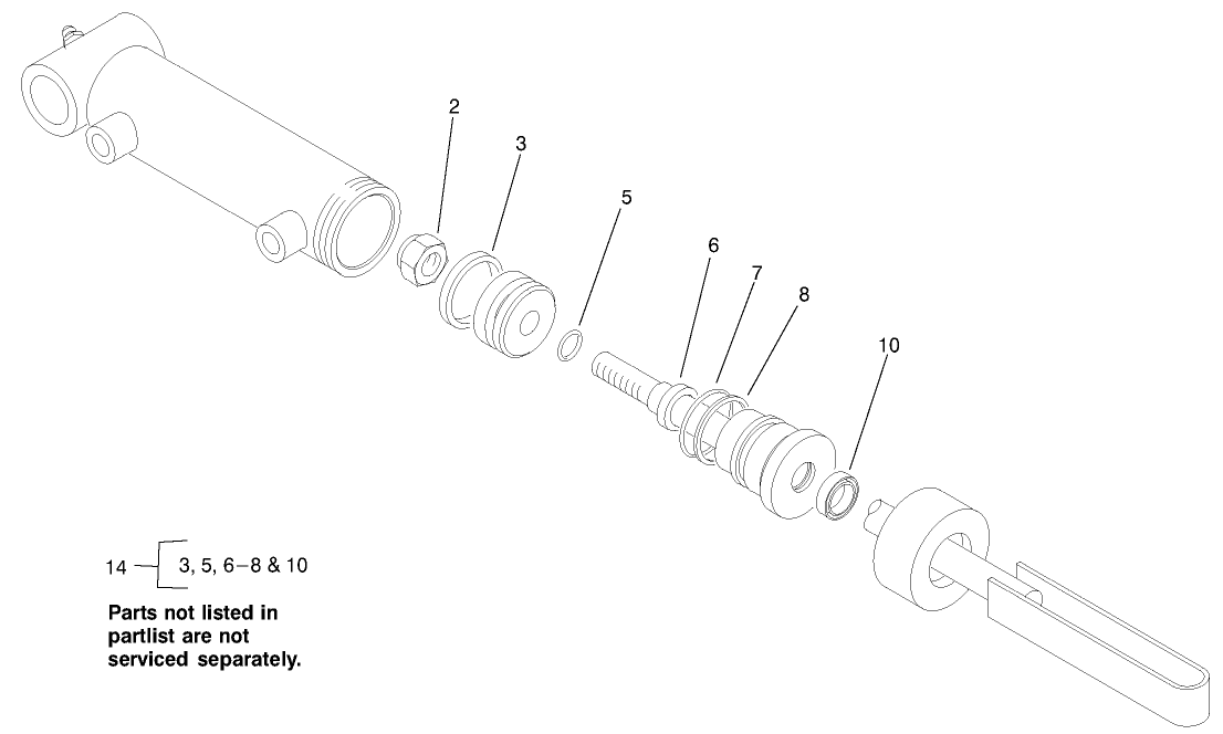 Hydraulic Cylinder Assembly No. 99-6986