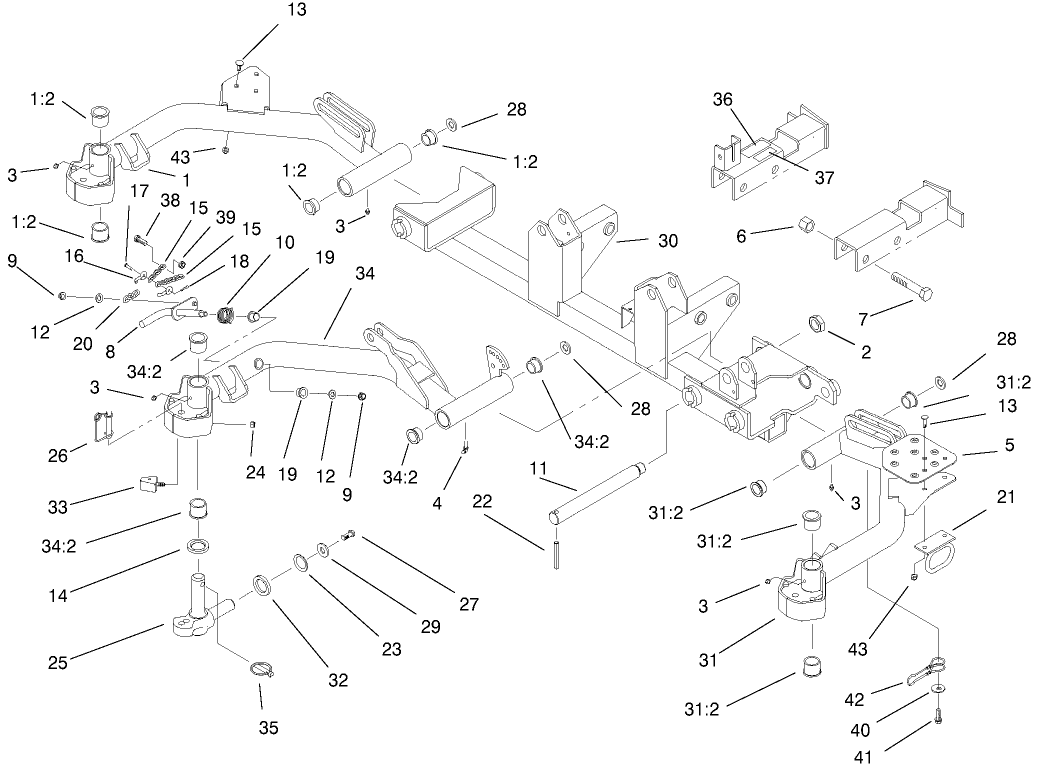 Front Lift Arm Assembly