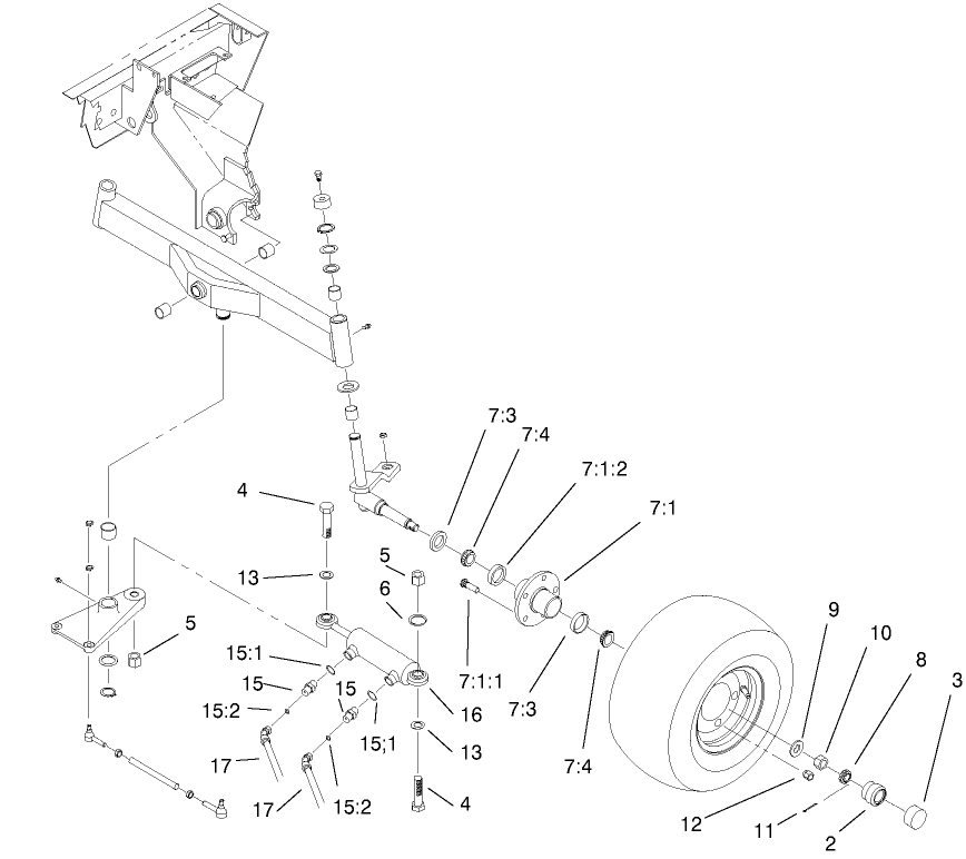 2wd Rear Axle Assembly