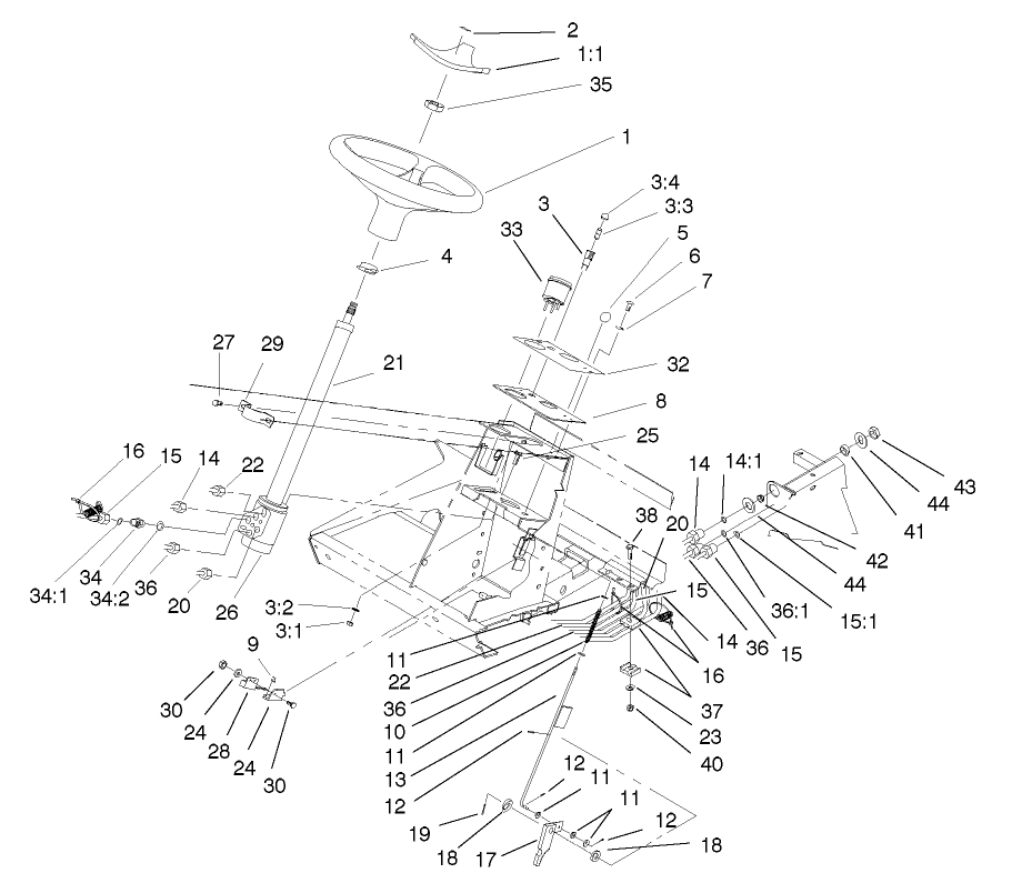Steering Tower Assembly