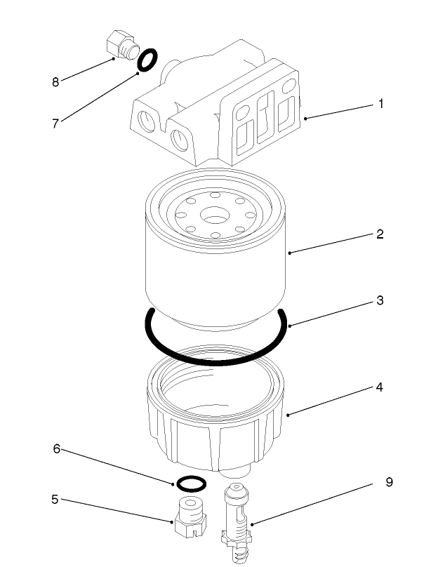 Water/fuel Separator Assembly No. 98-9305