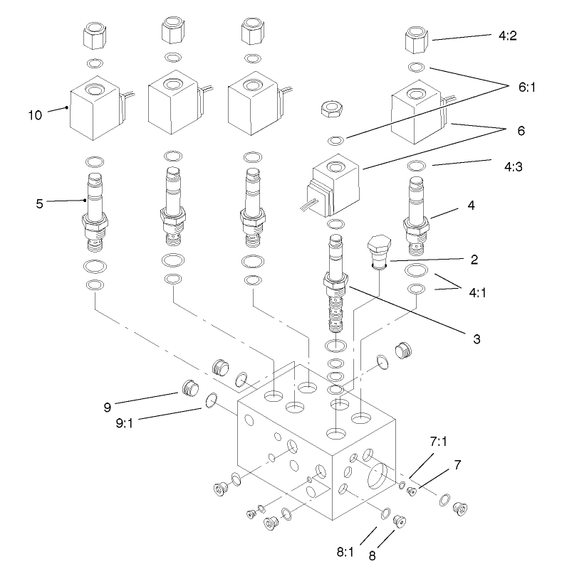 Hydraulic Manifold Assembly No. 99-6979