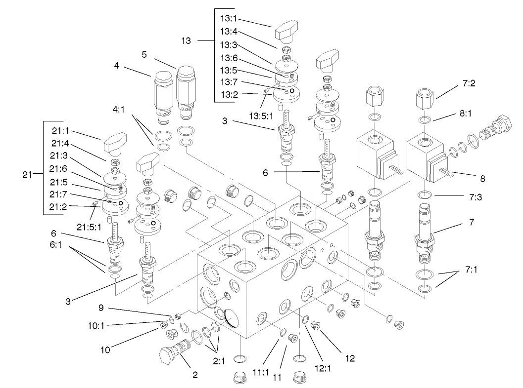 Hydraulic Manifold Assembly No. 99-6978