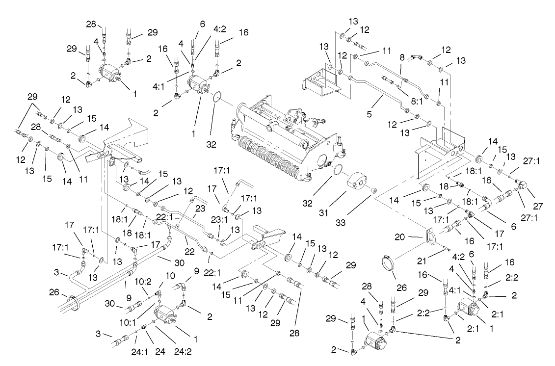 Reel Motor And Hose Assembly