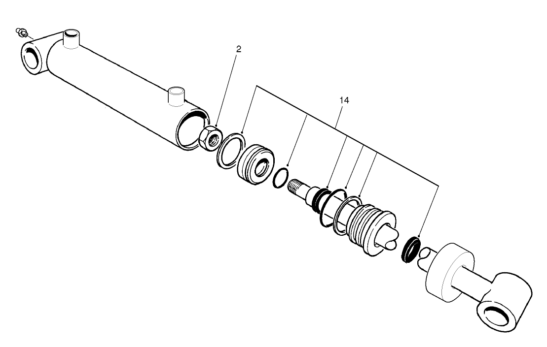 Hydraulic Cylinder Assembly No. 99-6986