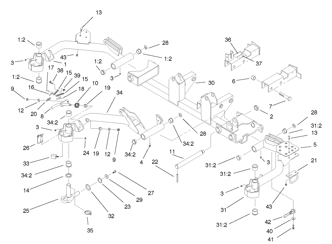 Front Lift Arm Assembly