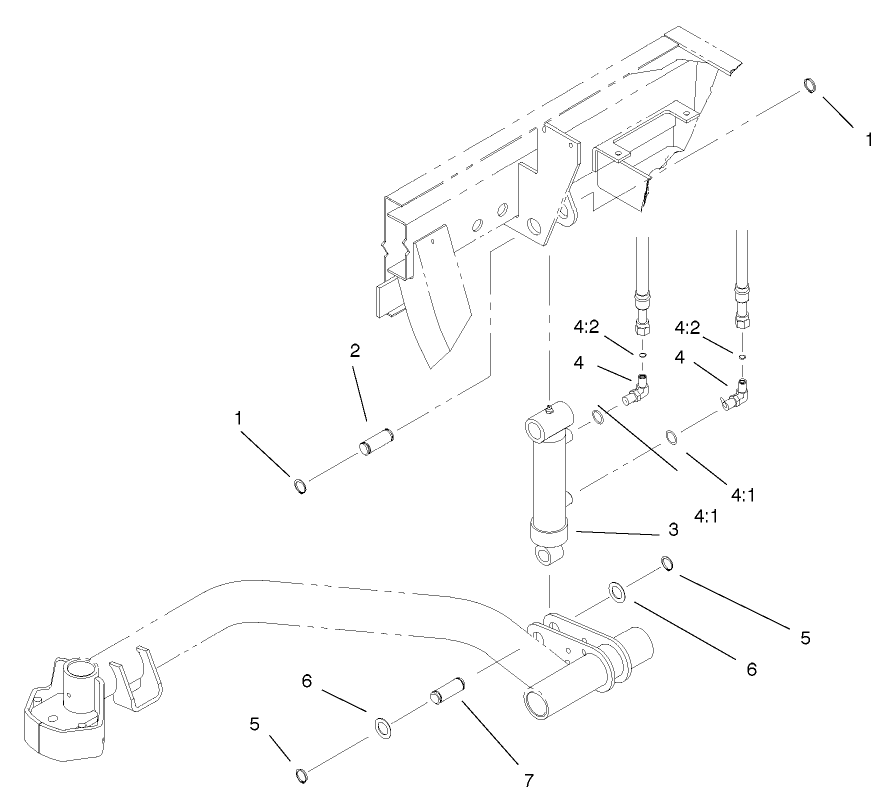Rear Lift Cylinder Assembly