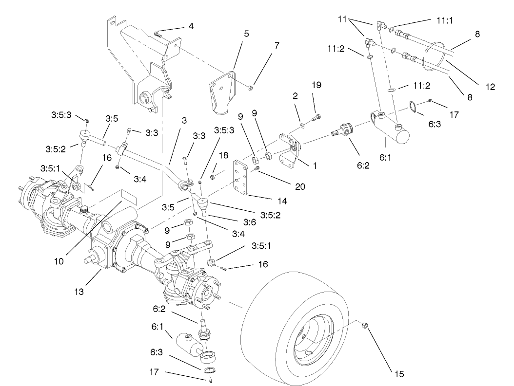 4wd Rear Axle Assembly