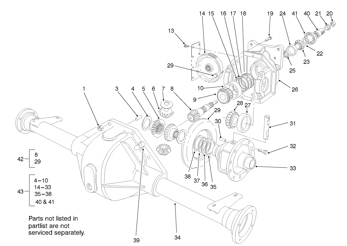 Axle Assembly No. 99-6981-03