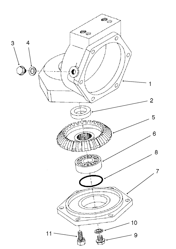 Rear Axle Assembly No. 98-3925 (continued) Axle Case Assembly
