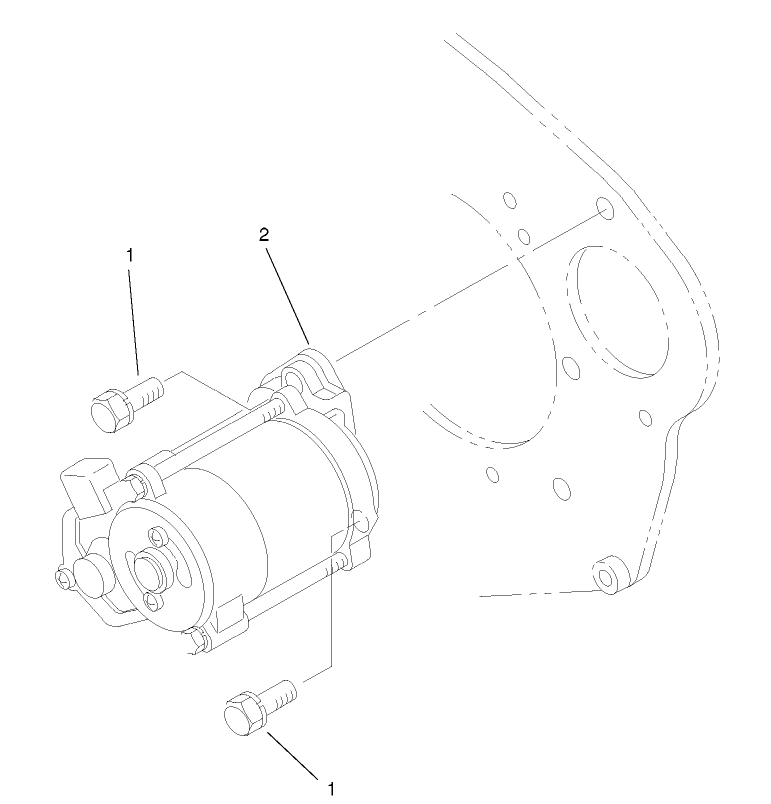 Starter Mount Assembly
