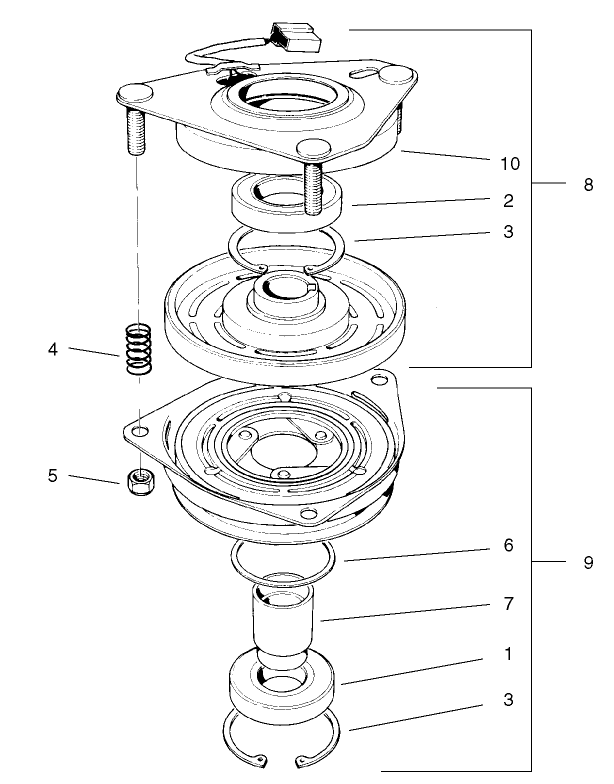 Clutch/brake Assembly No. 54-3200