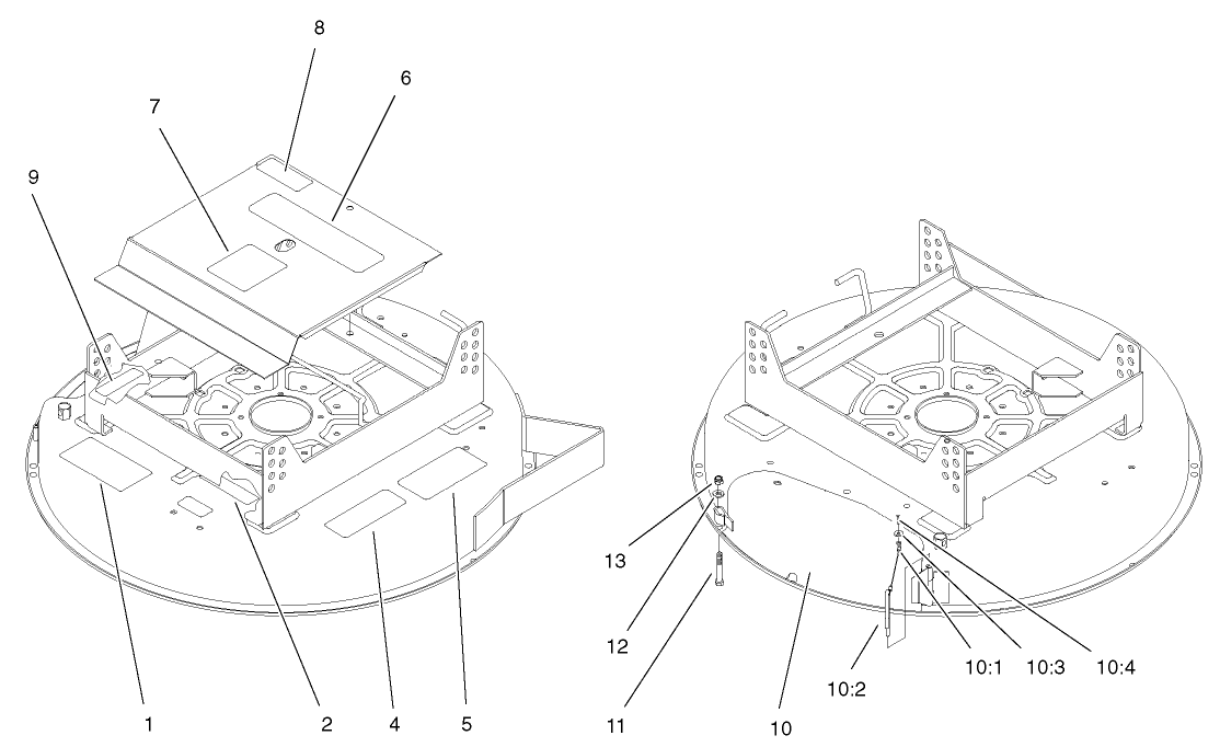 Decal And Mulcher Cover Assembly