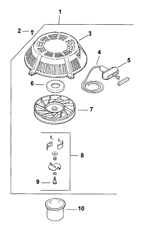 Starter System (kohler Cv13t-Ps-21524)