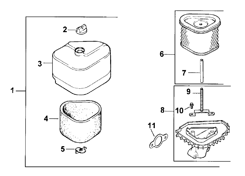 Air Cleaner Assembly (kohler Cv13t-Ps-21524)